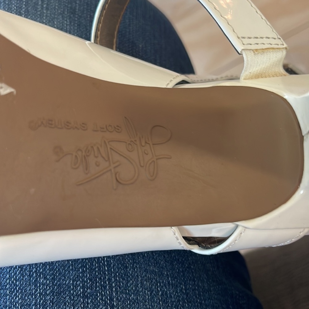 Life stride soft system white leather heels - Picture 7 of 9